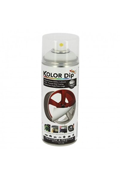 KOLOR DIP Matt White Rubber Spray Paint, 400ml White