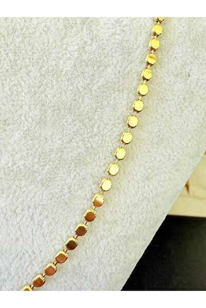 ATLASAKSESUARR Pullu Model Zincir Çelik Gold Kolye