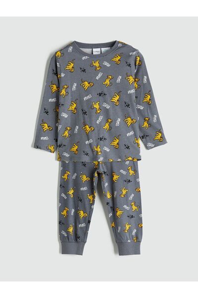 LC Waikiki LCW Kids Пижама за момчета с принт „Цар Лъв“