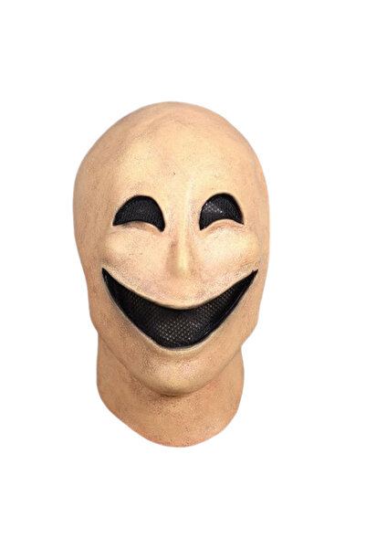 ELMHURST Mască de extraterestru cu zâmbete înfricoșătoare, latex, Halloween, ...