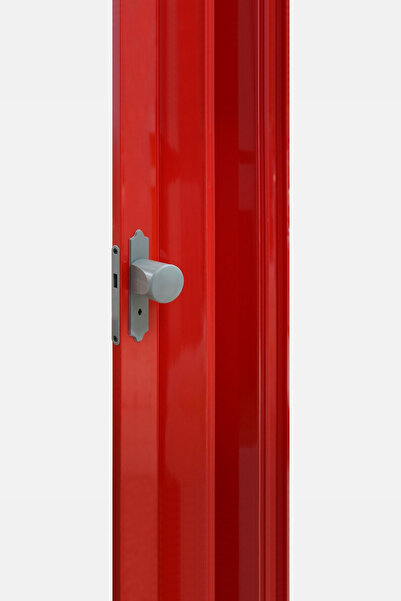 homenter Modern Katlanabilir Highgloss Kırmızı Akordiyon Kapı - 85x203 cm