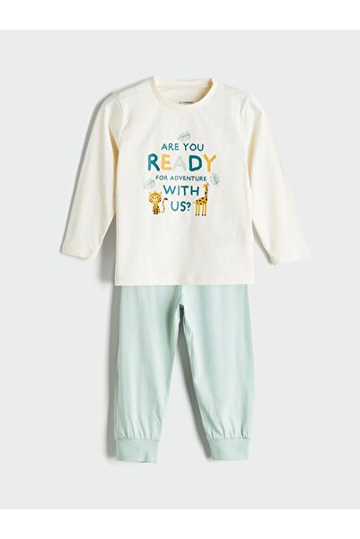 LC Waikiki LCW Kids cu imprimeu Set de pijamale pentru băieți