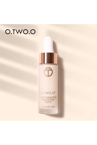 O.TWO.O Cosmetics Oil Control Full Coverage Liquid Foundation (Color #3)