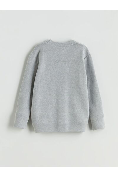 LC Waikiki Lcw Kids Crew Neck Printed Boys' Knitwear Sweater