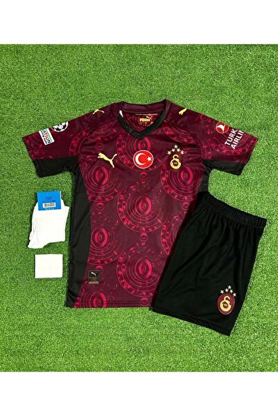 Marka Extra -5 Yıldızlı Gâlâtâ.sârây- İsimsiz 2025/26 Yeni Sezon BORDO Çocuk ...