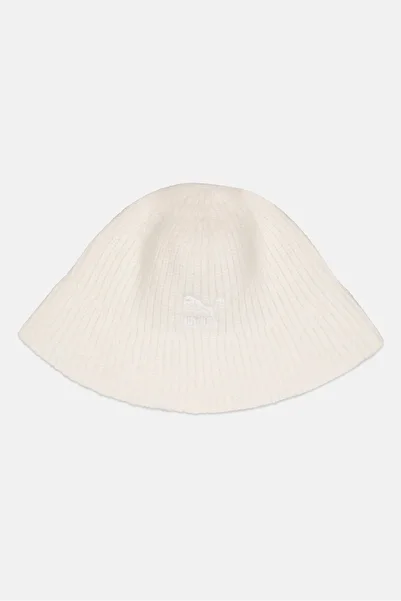 Puma Men Embroidered Logo Bucket Hat, White