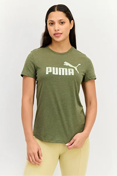 Puma Women Regular Fit Short Sleeve Outdoor T-Shirt, Olive