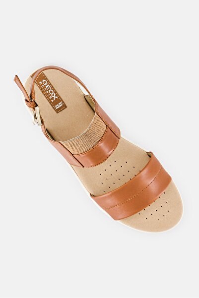 Geox Women Dandra Adjustable Buckle Closure Sandals, Brown