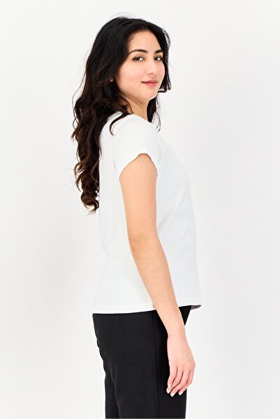 Puma Women Sportswear Fit Short Sleeve Outdoor Top, White