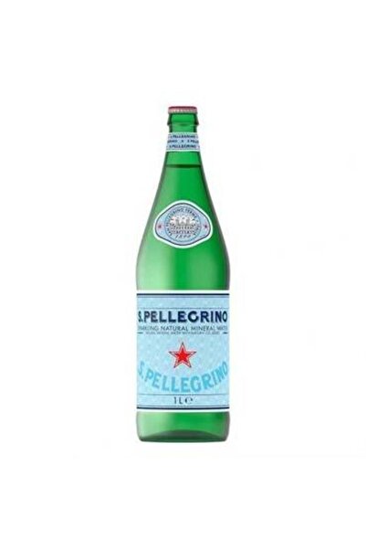 YABANEEZ زجاجة مياه غازية (1 لتر) "سان بيليغرينو" (كرتون من 12 عبوة)