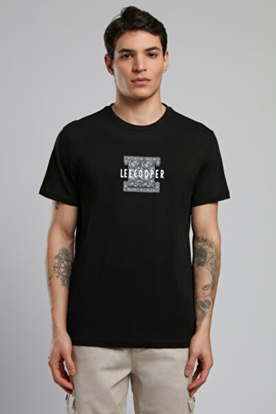 Lee Cooper Ανδρικό μπλουζάκι Bart με λαιμόκοψη 252 LCM 242029