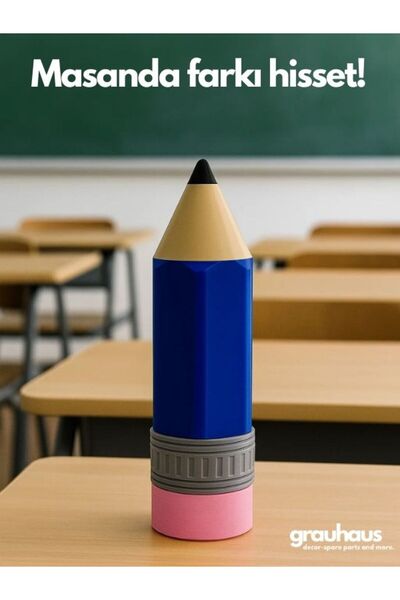 GRAUHAUS Büyük Kapasiteli Kalem Kutusu Kalemlik Okul Çantası Aksesuarı