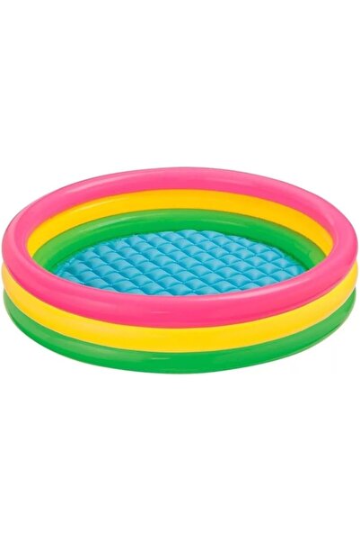 erorex Pool Inflatable Swimming Pool 3 Rings For Child 33 Cm 57422Np