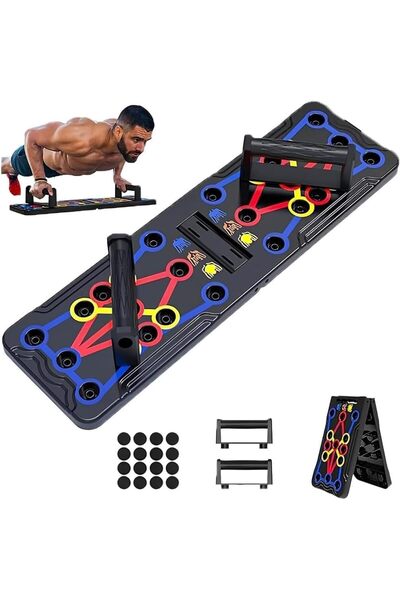 erorex Push Up Board Multi Function Push Up Stand Home Workout Pushup Board Strengthen Arms Core Back