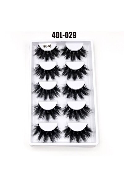 Choice1 4DL-029 رموش صناعية للنساء من شعر المنك الصناعي رباعي الأبعاد، رموش صناعية طويلة خالية من القسوة، كثافة كاملة وسميكة