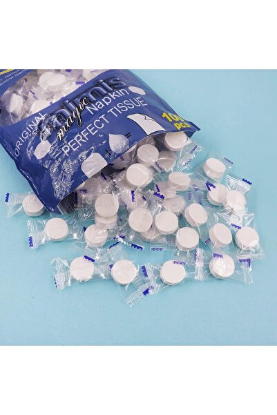 erorex Mini Compressed Towel 100pcs Disposable Face Compressed Towels Compressed Towels Camping Soft Hand