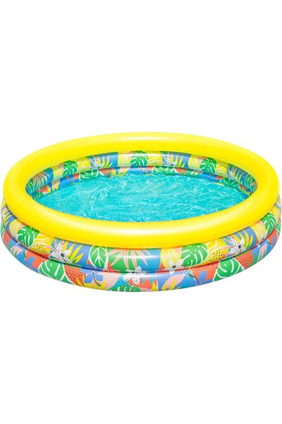 erorex Play Paddling Pool | Floral Inflatable Kids Pool For Toddlers Girls And Boys 1.68 M X 38 Cm
