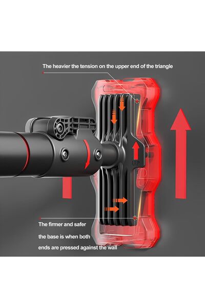 erorex Pull Up Bar Adjustable Strength Training Chin Up Bar Without Screws Doorway Upper Body Workout Door