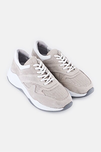 Nine West Women Bracadis 2 2Fx Lace Up Suede Sneakers, Grey