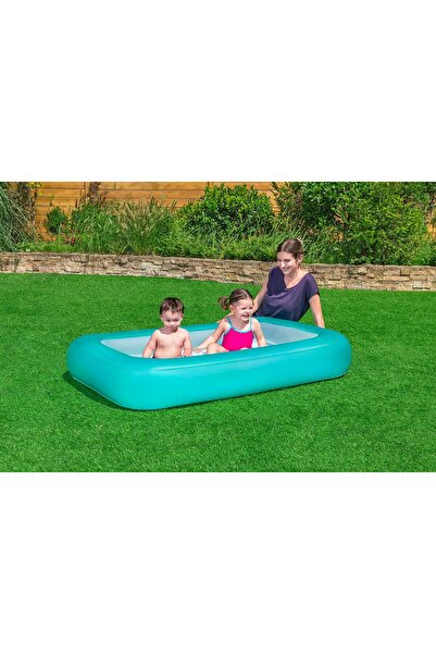 erorex Play Paddling Pool | Inflatable Paddling Garden Pool Ages 2+ Green 65" X 41" X 10"/1.65M X 1.04M X