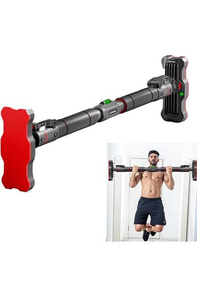 erorex Pull Up Bar Adjustable Strength Training Chin Up Bar Without Screws Doorway Upper Body Workout Door