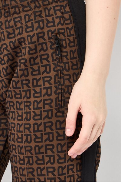 Replay Women Regular Fit Drawstring Allover Print Jogger Pants, Multicolor