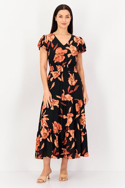 NANETTE LEPORE Women Floral Print Maxi Dress, Multicolor