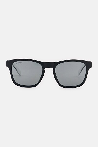Lacoste Men L6018S Square Sunglasses, Black