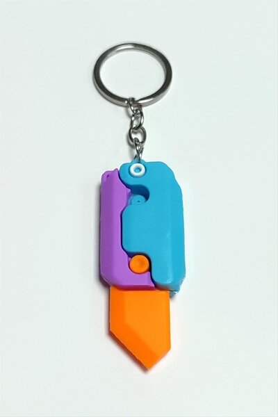 TakÇalıştır TKÇBJ Μπρελόκ Σιλικόνης Μαχαίρι TKÇBJ