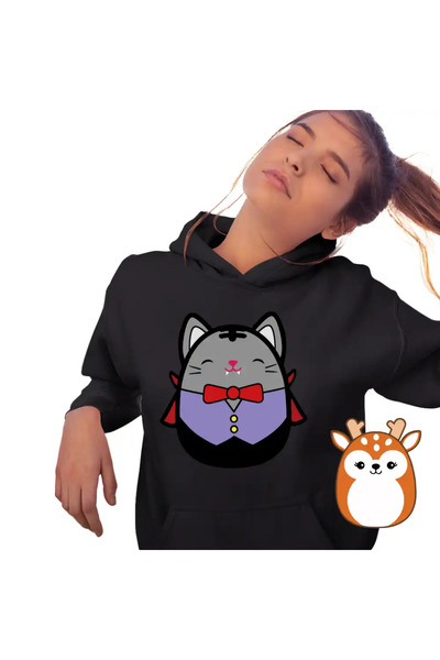 OEM Women's Hoodie Squishmallows Dracula Romania Halloween