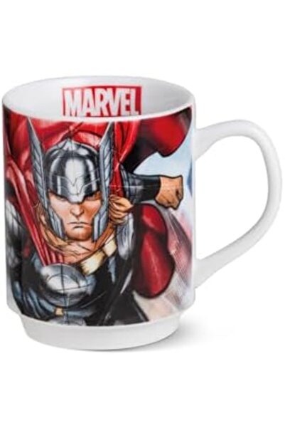 EGAN Marvel Thor Stacking Cup, 350 ml – Porcelain Coffee & Tea Mug