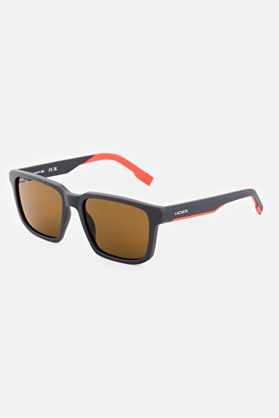 Lacoste Men L999S Square Sunglasses, Dark Grey