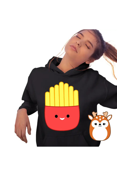 OEM Women's Sweatshirt Squishmallows French Fries