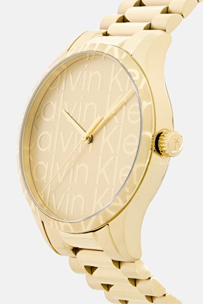 Calvin Klein Men 25200327 Stainless Steel Analog Watch 40 mm, Gold