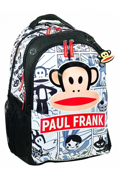 Giovas Paul Frank school bag, with three compartments, side pockets and ergonomic straps