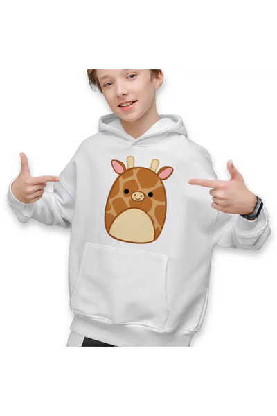 OEM Παιδική Μπλούζα Φούτερ για Αγόρια Squishmallows Καμηλοπάρδαλη Αφρική