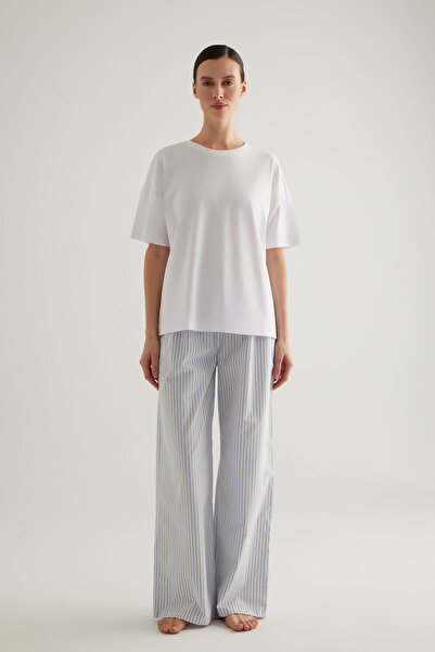 Hays Kadın Çizgili Dokuma Uzun Pijama Altı