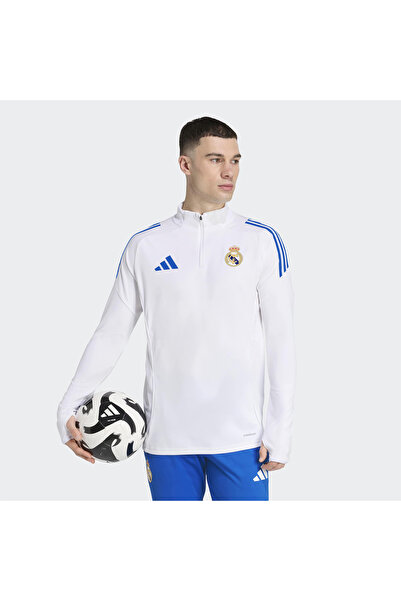 adidas Real Madrid Tiro 25 Competition Training Men's White Football Tracksuit Top