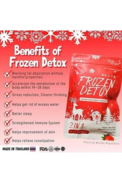 Frozen Detox Dietary Supplement 60 Capsule Made in Thailand