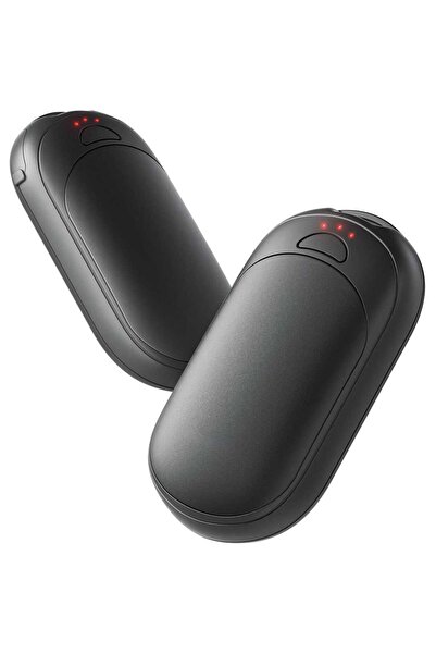 Elindor Set de 2 încălzitoare de mâini subțiri, magnetice, reîncărcabile, cu ...