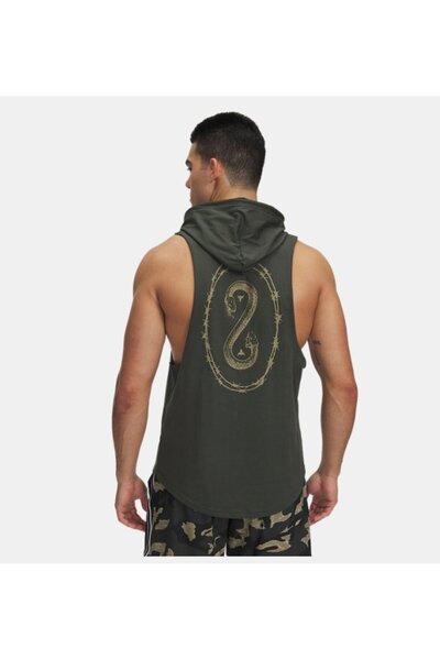 Under Armour Men's Ua Project Rock Q2 Payoff Hooded Tank Top 1389987-310