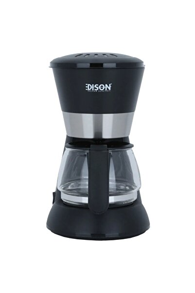 Edison ماكينة صنع القهوة، ماكينة صنع القهوة بالتنقيط، 0.65 لتر، 600 واط - أسود