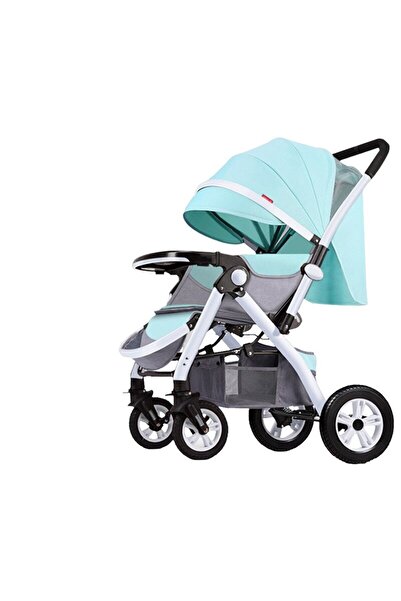 Mixbo Multifunctional Baby Stroller 2 in 1 Adjustable Mixbo, Aluminum Frame and Suspension, Baby Blue 9912