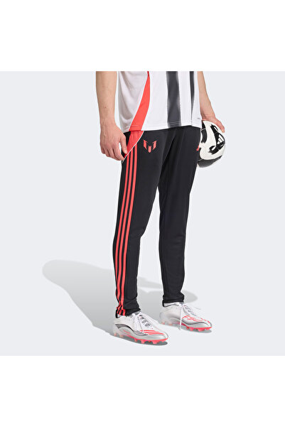 adidas Messi Men's Black Football Tracksuit Bottoms