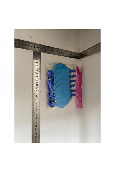 Flippy Set 6 Suflatori Happy Birthday, Flippy, pentru Petrecere, Albastru