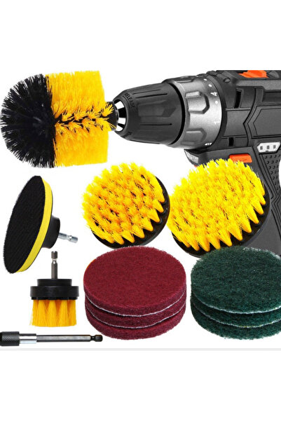 Flippy Set 12 Accesorii pentru Curatare Auto, Flippy, Interior si Exterior, Rosu