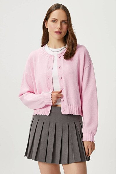 Nimas Kadın Kapsül Düğme Basic Triko Hırka