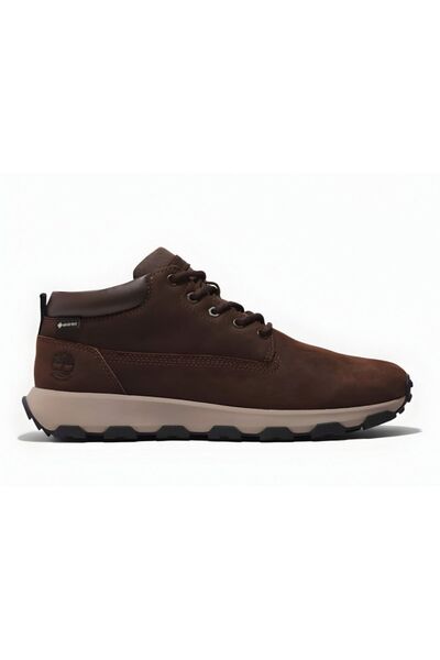 Timberland Men's Dark Brown Winsor Park High-Top Lace-Up Waterproof Trainer