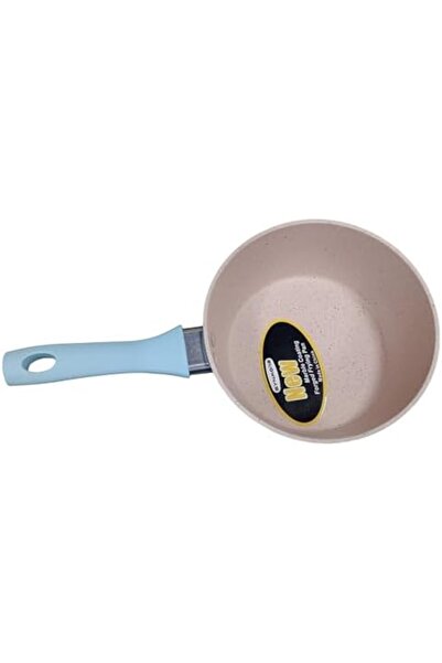 SAQOWARE Granite Non-Stick Milk Pan – 14 cm/1 Litre Saucepan – Pouring Spout with Ergonomic Hand