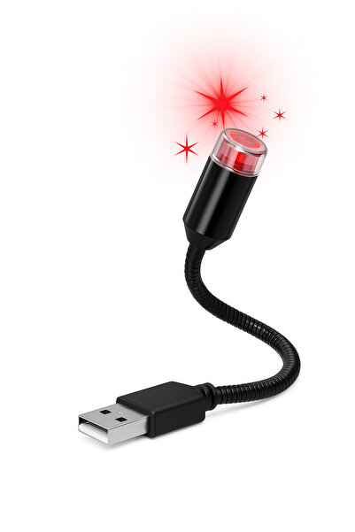 TSUMAB ضوء عرض نجمي لسقف السيارة بمنفذ USB LED